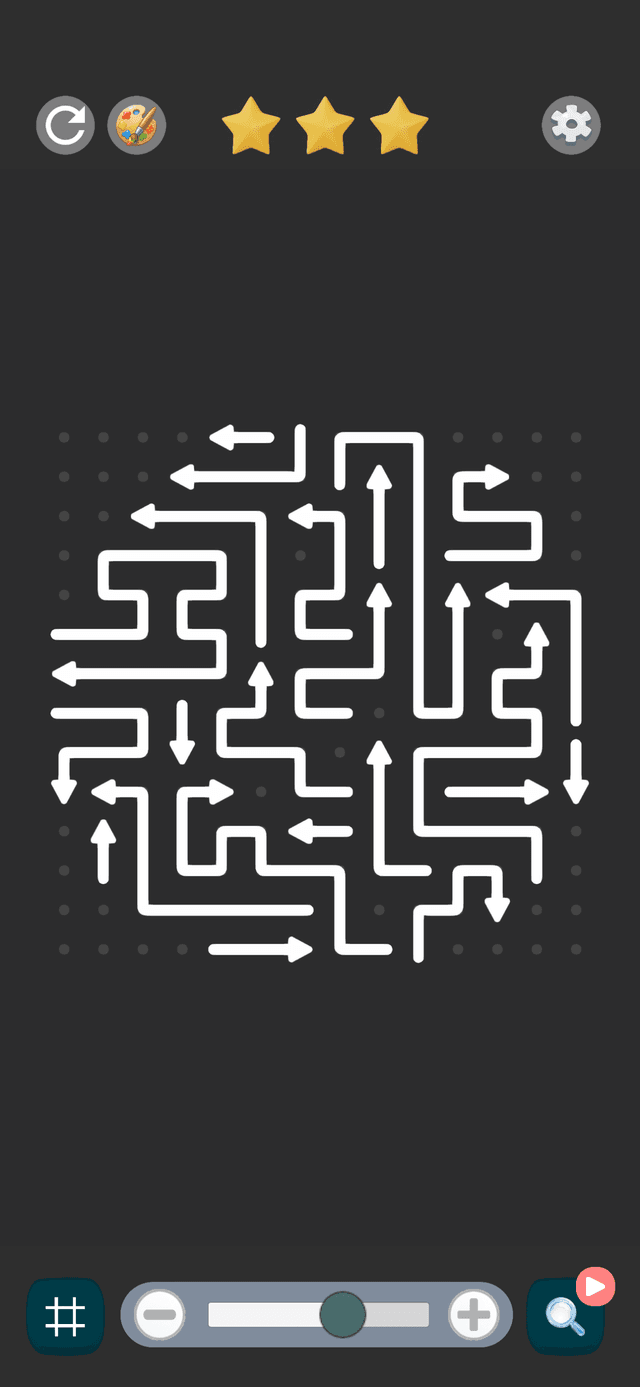 Chalk arrow puzzle skin