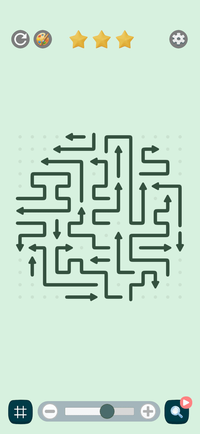 Mint arrow puzzle skin