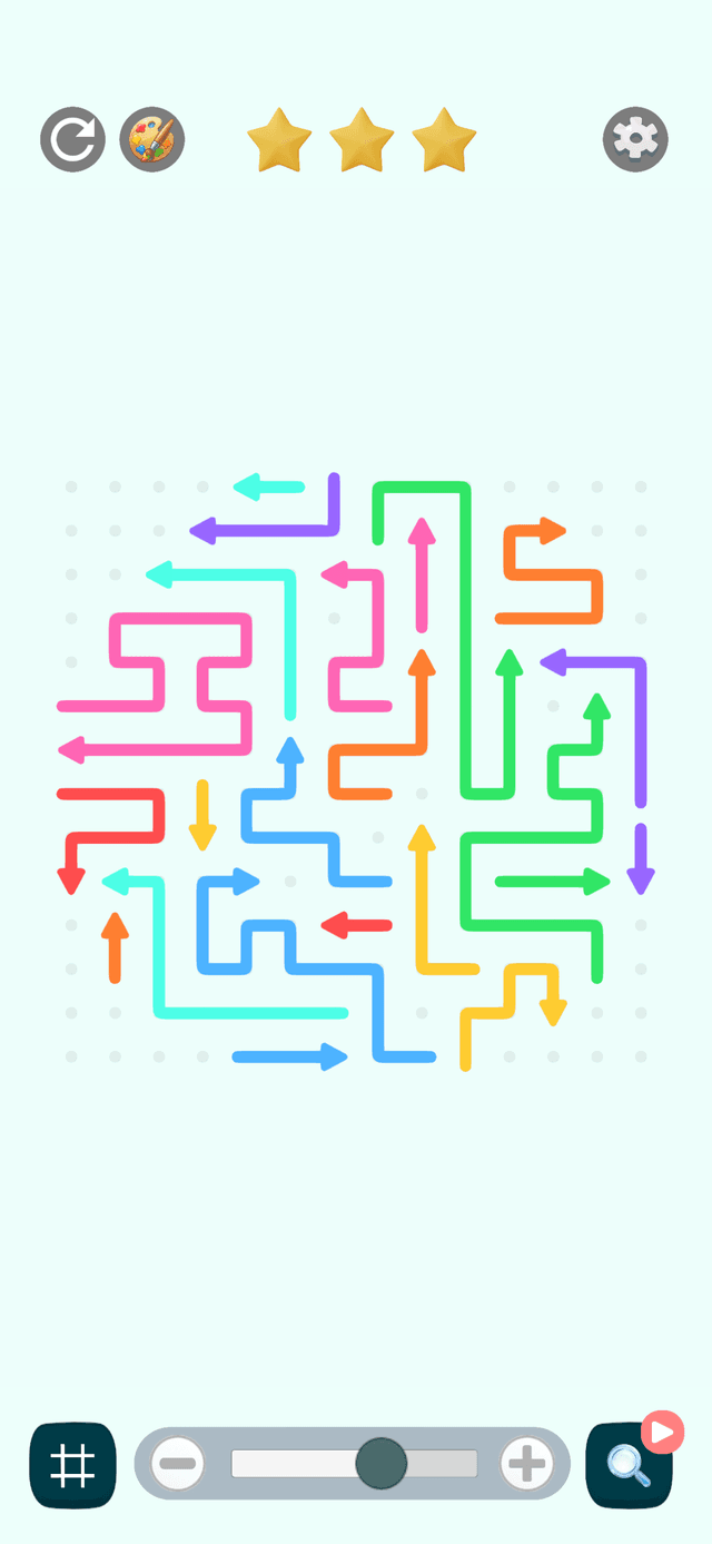 Pastel arrow puzzle skin