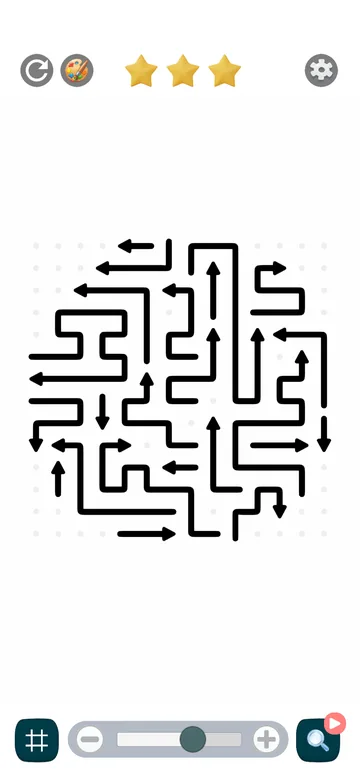 Paper arrow puzzle skin